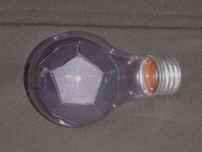 Dodecahedron in light bulb